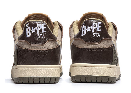 A Bathing Ape Bape SK8 Sta Beige