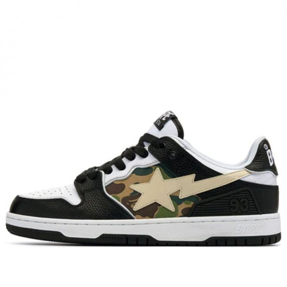 A Bathing Ape A BATHING APE Bape Sk8 Sta Marathon Running Shoes 1I70-291-005-BLACK - 1I70-291-005-BLACK