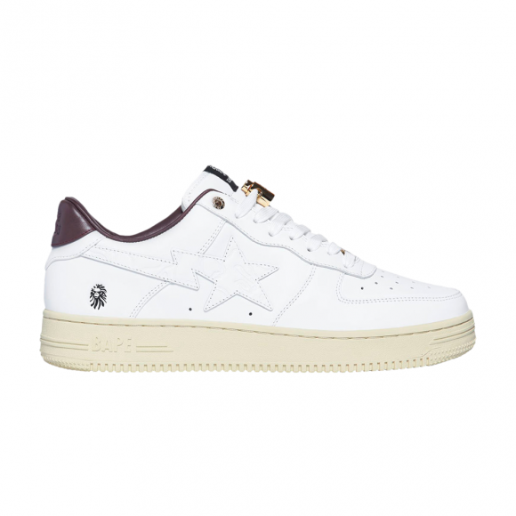 BAPE BLACK x Bapesta 'White Maroon Green' - 1I70191018-WHT