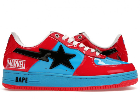 A Bathing Ape Bape Sta Marvel Comics Spider-Man - 1I73191916-RED
