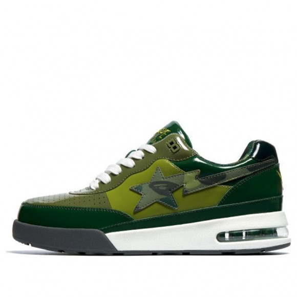 A Bathing Ape A BATHING APE Bape Road Sta Marathon Running Shoes 1I80-191-003-OLIVE - 1I80-191-003-OLIVE