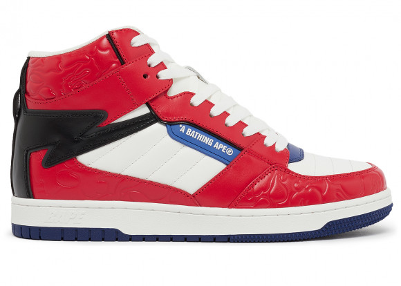 A Bathing Ape Bape Sta 88 Mid Red White Blue - 1J30191027-RED