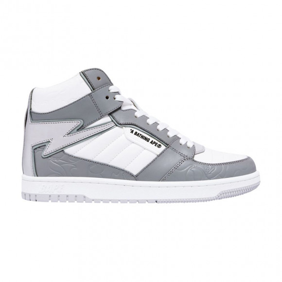 Bapesta 88 Mid #1 'White Grey' - 1J80191061-WHT