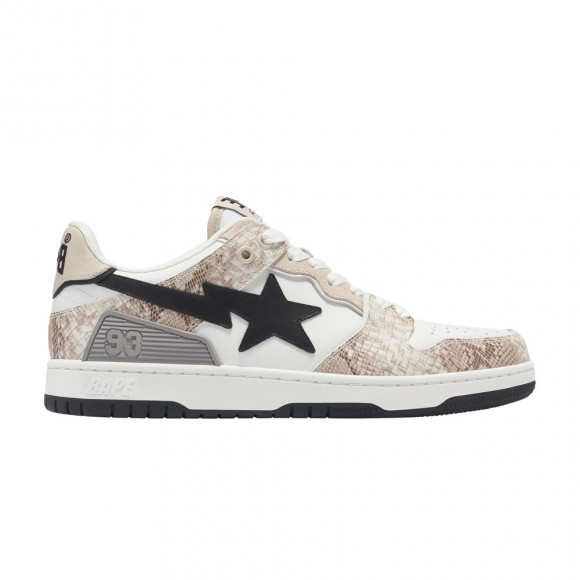 BAPE Wmns Sk8 Sta #1 'Beige Snakeskin' | Tan | Women's Size 4 - 1J80291055-BEI