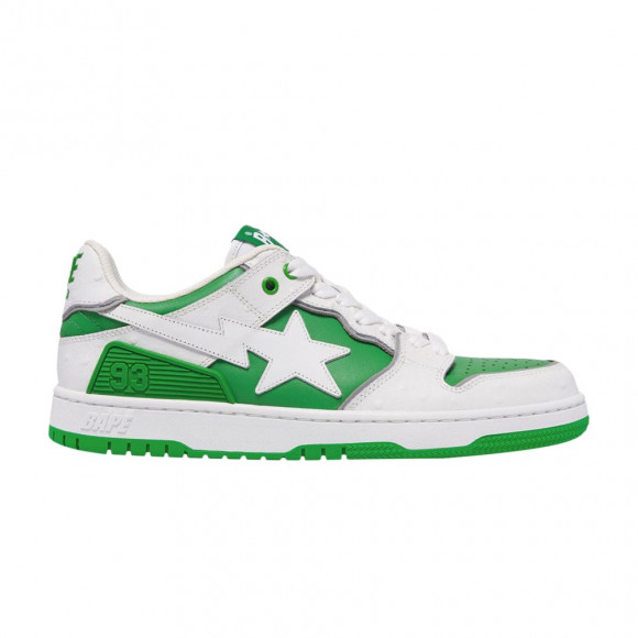 Sk8 Sta #1 'Faux Ostrich Leather Pack - Green' - 1K30191308-GRN