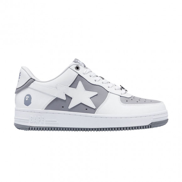 BAPE Wmns Bapesta #6 'Patent Leather Pack - Grey' | Women's Size 6 - 1K30291328-GRA