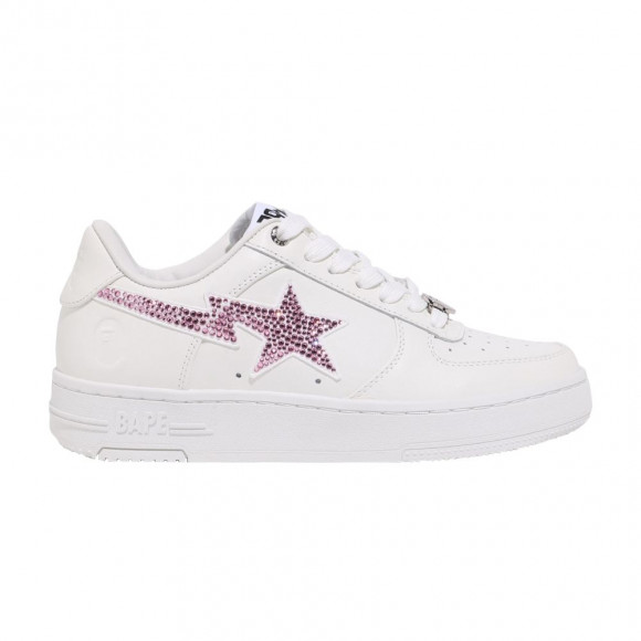 Wmns Bapesta #50 'White Pink Crystals' - 1K80291350-WHT