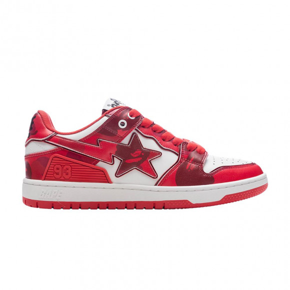 BAPE Sk8 Sta #1 M2 'Red' | Men's Size 9 - 1M30191311-RED