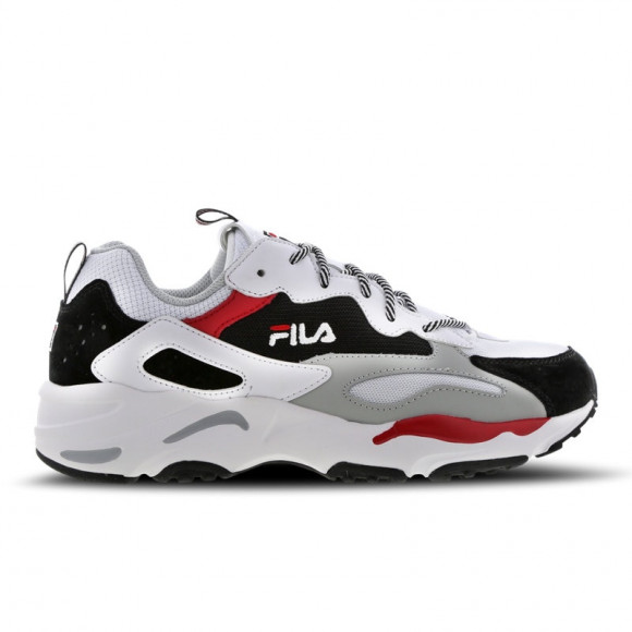Fila Ray Tracer - Men's Training Shoes - White / Black / Red - 1RM00586-102