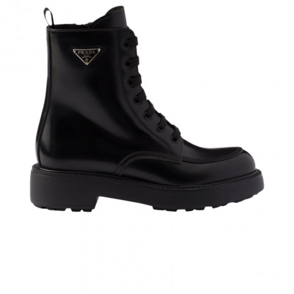 Prada Wmns Brushed Leather Boot 'Black' | Women's Size 4.5 - 1T647N-055-F0002