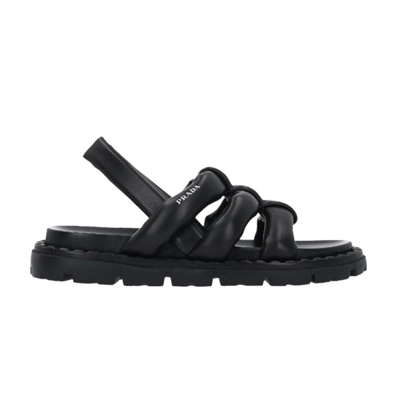 Prada Wmns Nappa Sandal 'Black' - 1X810M-038-F0002