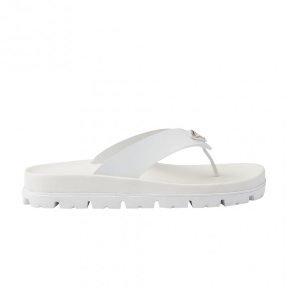 Prada Wmns Rubber Thong Sandal 'White' | Women's Size 3 - 1Y420N-3LKK-F0009-F-020