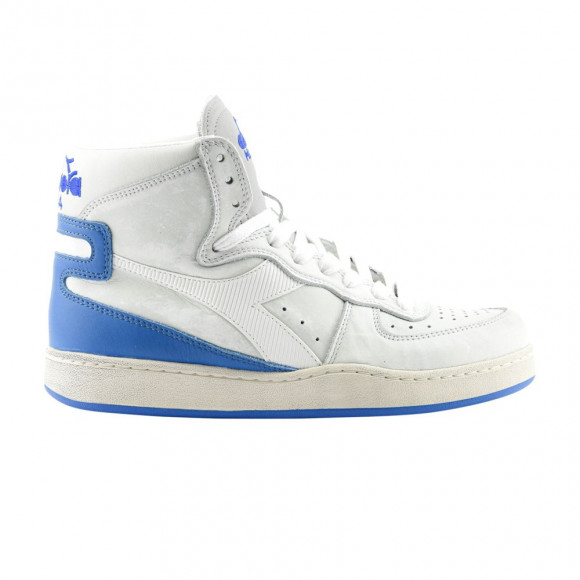 Diadora Mi Basket Used 'White Campanula Blue' | Men's Size 8.5 - 201-158569-01-C4478