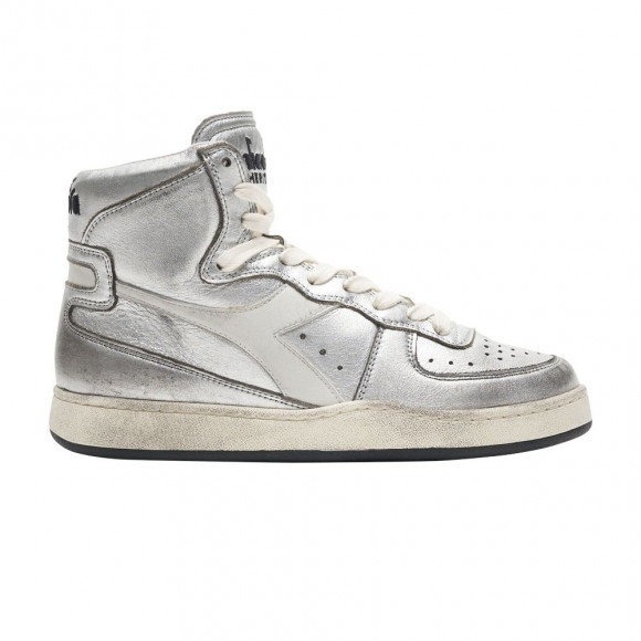 Diadora Mi Basket Metal Used 'Silver White' | Men's Size 5 - 201-178539-C1543