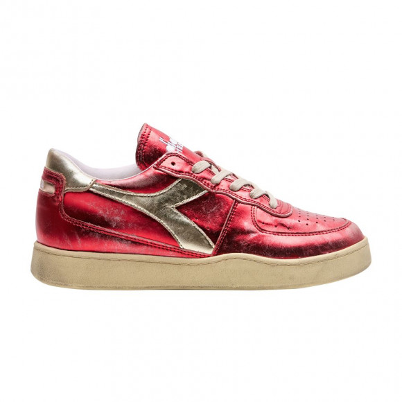 Diadora Wmns Mi Basket Low Metallic 'Distressed Carmine Red' | Women's Size 7 - 201-178888-01-45033