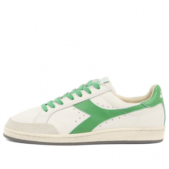 Diadora Men's Prestige  Sneaker in White/Peas Cream - 201-182230-C1931