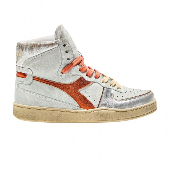 Diadora Wmns Mi Basket 'Metal - White Orange Nasturtium' | Women's Size 6.5 - 201178889-C5234