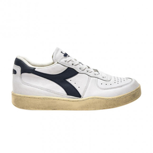 Diadora Mi Basket Low Used 'White Blue Denim' | Men's Size 5.5 - 201181233-C4656