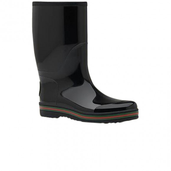 Gucci Rain Boot  | Black | Men's Size 8 - 202752-J87C0-1060