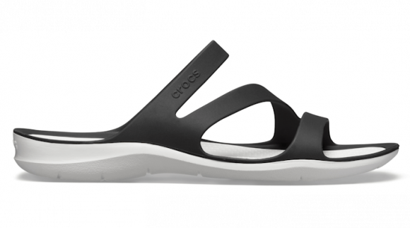 Crocs Swiftwater™ Sandals Women Black / White - 203998-066