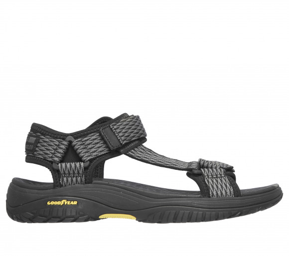 Skechers Men's Relaxed Fit: Lomell - Rip Tide Sandals in Black/Gray - 204351