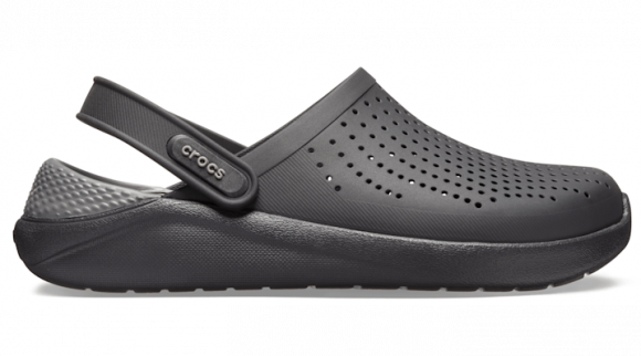 Crocs LiteRide™ Clogs Unisex Black/Slate Grey - 204592-0DD