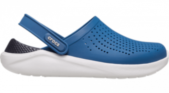 Crocs LiteRide™ Clogs Unisex Vivid Blue / Almost White - 204592-4SB