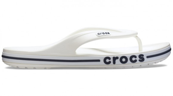 Crocs Bayaband Flips Unisex White / Navy - 205393-126