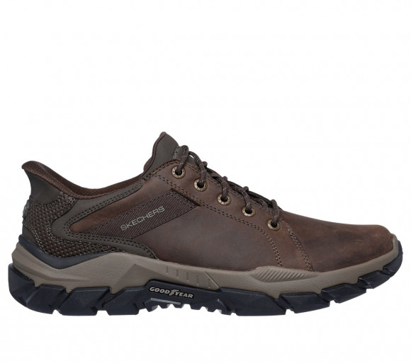 Skechers Men's Slip-ins Relaxed Fit: Santoro - Rowdy Sneaker in Cocoa - 205400