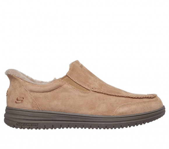Skechers Men's Slip-ins Relaxed Fit: Murette - Scofield Slipper in Tan - 205606