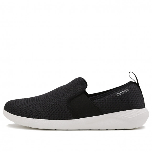 Crocs LiteRide Black/White Marathon Running Shoes/Sneakers 205679-066