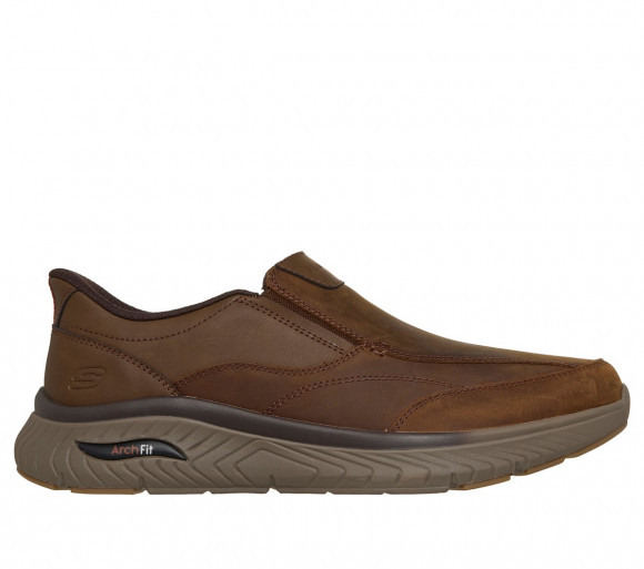 Skechers Slip-ins Relaxed Fit: Arch Fit Crosser - Oak en Marrón - 205869