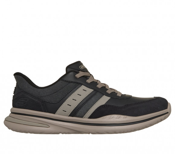 Skechers Men's Slip-ins Relaxed Fit: Norlan - Leroy Sneaker in Black - 205891