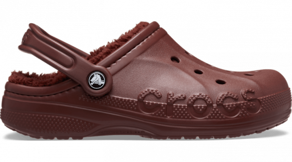 Crocs | Unisex | Baya Lined | Clogs | Dark Clay | - 205969-2FL
