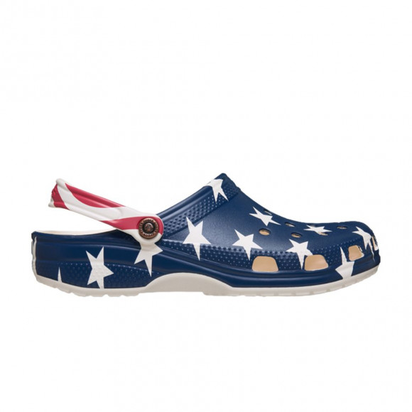Crocs Classic Clog 'American Flag' | Blue | Men's Size 13 - 205974-0PZ