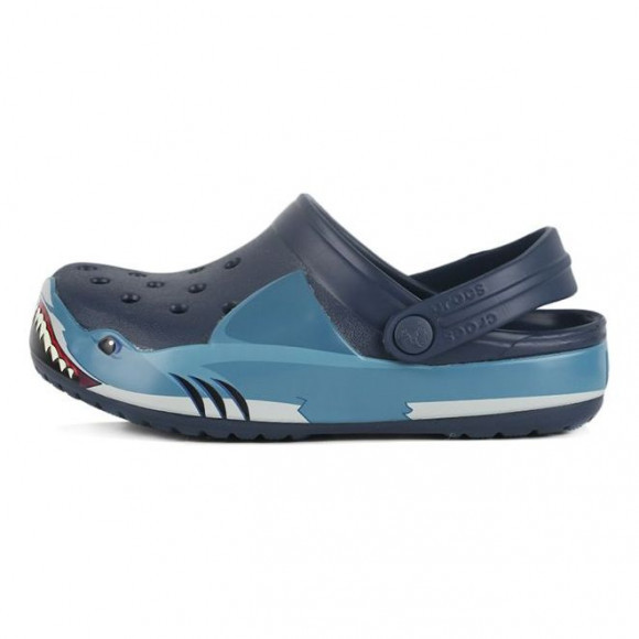(PS) Crocs Funny Shark Beach Shoe Deep Blue - 206159-410
