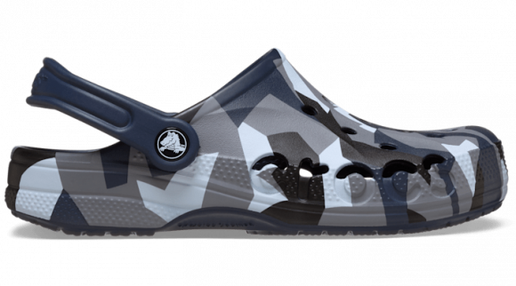 Crocs | Unisex | Baya Seasonal Printed | Clogs | Navy / Multi | - 206230-4HQ