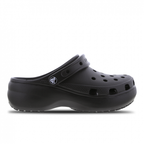 Crocs Classic Platform - Women's Outdoor Sandals - Black / Black - 206750-001