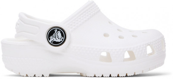 Crocs Baby White Classic Clogs - 206990-100