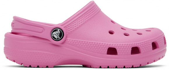 Crocs Kids Pink Classic Clogs - 206991-0DA