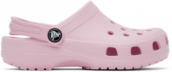 Crocs Kids Pink Classic Clogs - 206991-6GD