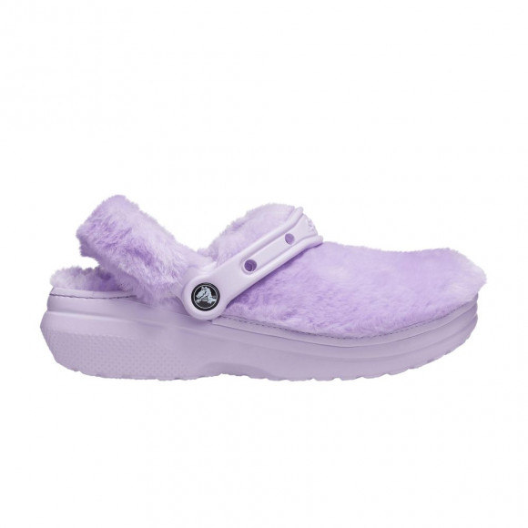Crocs Wmns Classic Lined Clog 'Fur Sure - Lavender' | Purple | Women's Size 9 - 207303-530