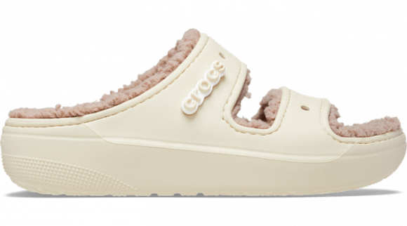 Crocs unisex Classic Cozzzy Sandals Bone / Mushroom - 207446-2YC