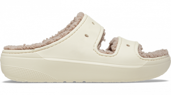 Crocs Classic Cozzzy Sandalen Unisex Bone / Mushroom - 207446-2YC