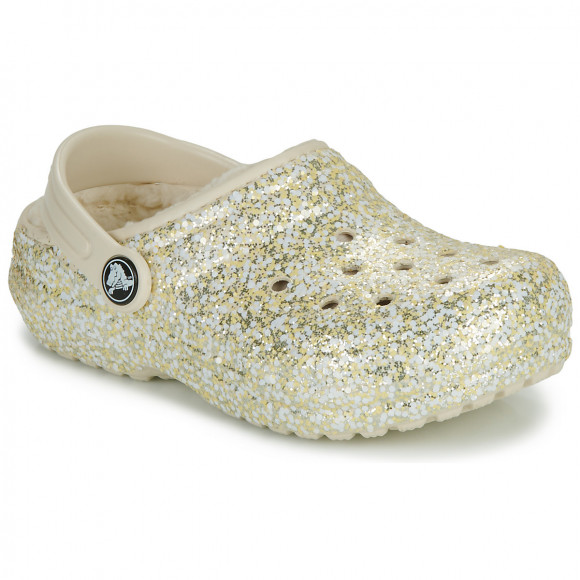 Crocs  Clogs (Shoes) Classic Lined Glitter Clog K  (girls) - 207462-160