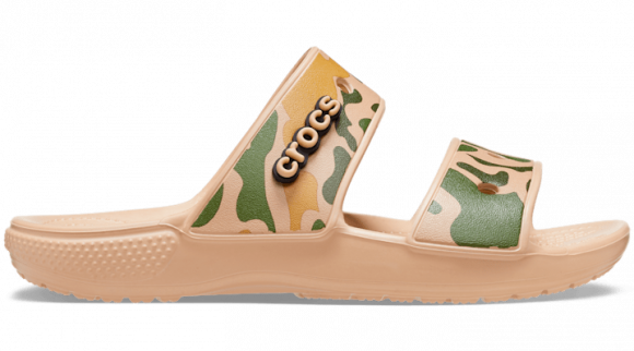 Crocs Classic Printed Camo Sandals Unisex Chai / Tan - 207559-2Y6