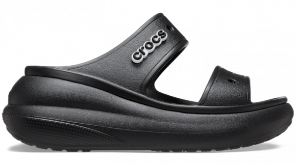 Crocs 黑色 Classic Crush 凉鞋 - 207670-001