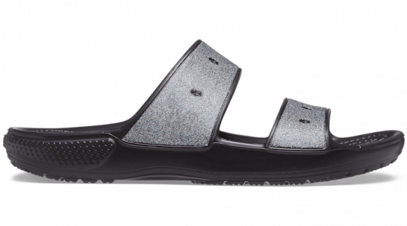 Crocs unisex Classic Glitter Sandals Black - 207769-001