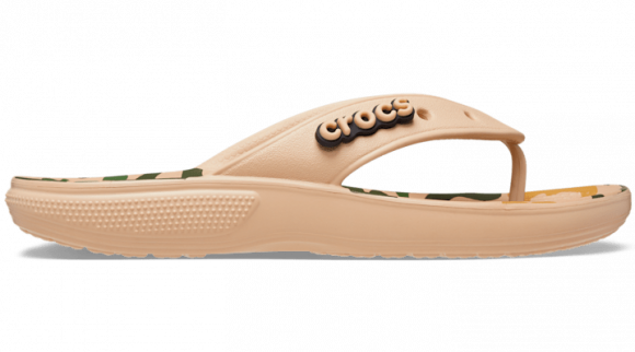 Crocs Classic Printed Camo TeenSlippers Unisex Chai / Camo - 207833-2YF