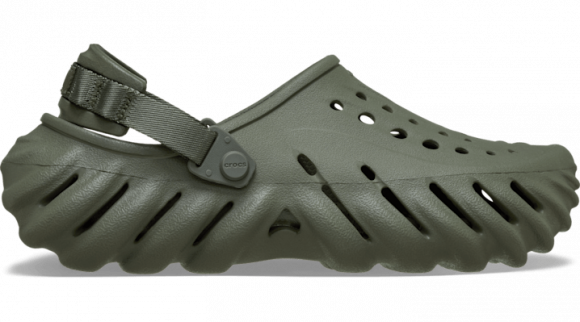 Crocs | Unisex | Echo | Clogs | Dusty Olive | - 207937-3J5